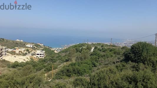 1540m Land zone 25/50 Sea View Eddeh Batroun 5 mins highway