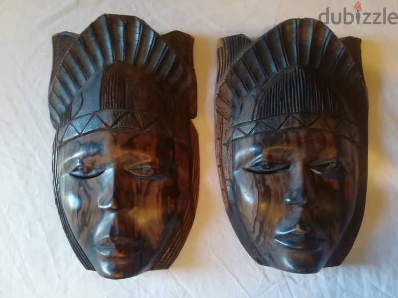 wooden african masks prices varies with each mask 16