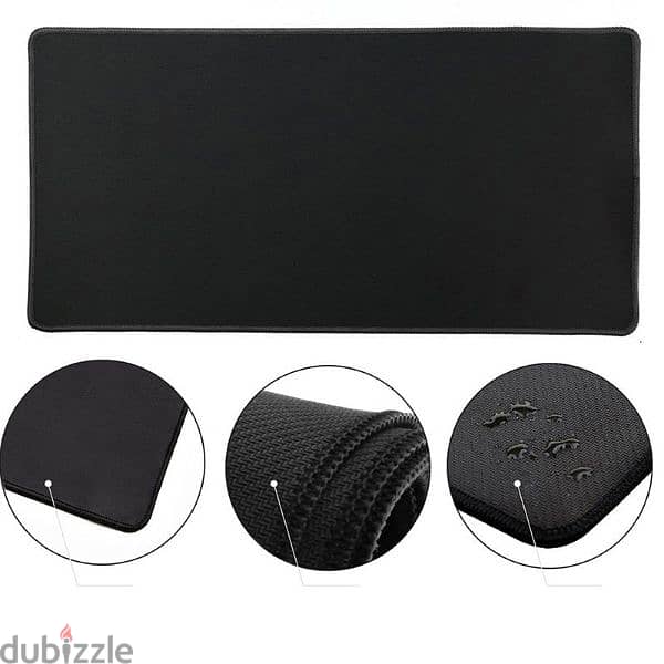 Black mouse pad 80x30 0