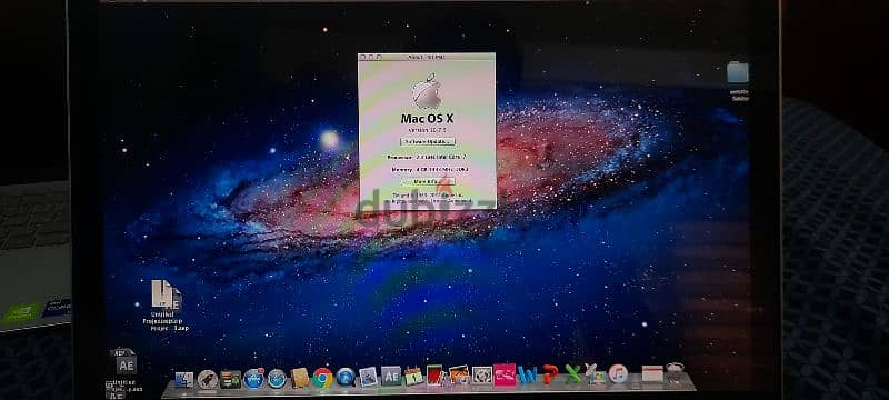 MacBook pro version 10.7. 5  2012 WITH ORIGINAL CHARGER 1