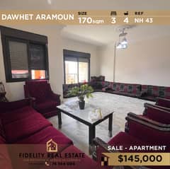 Apartment in Dawhet Aramoun for sale NH43