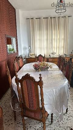 antique old style dining room