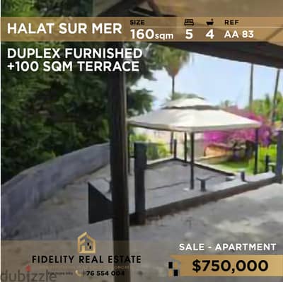 Furnished duplex chalet in Halat sur Mer AA83