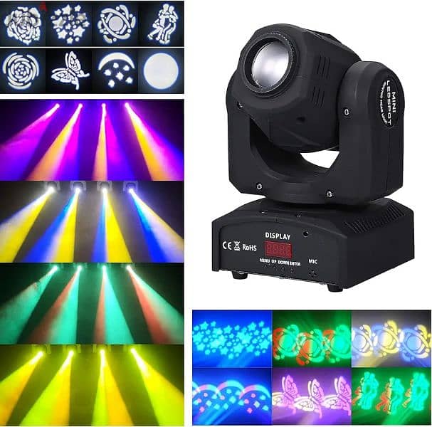 Disco lights 90W LEDs Heads Moving Stage 0