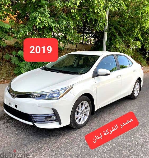 2019 Toyota Corolla full package  مصدر وصيانة الشركة 8