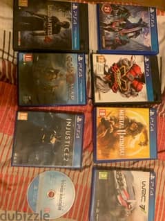 PS4 pro 1TB rarely used with 2 original joysticks and 8 games
