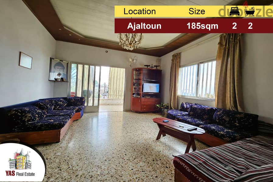 Ajaltoun 185m2 | Mountain View | High End | Well Lighted | TO | 0