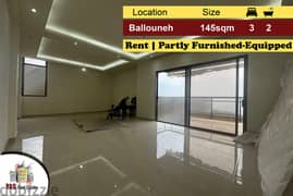 Ballouneh 145m2 | Rent | Partly Furnished | Equipped | View | KS |