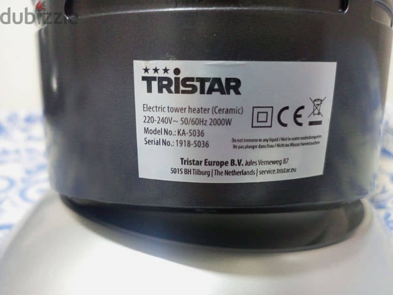 TRISTAR Electric tower heater 4