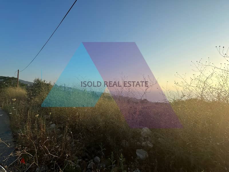 A 1040 m2 Land having an open sea view for sale in Batroun 1