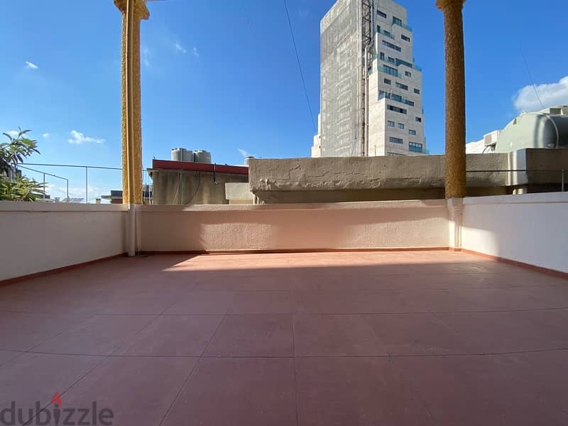 Apartment for rent in Achrafieh with a terrace. 0