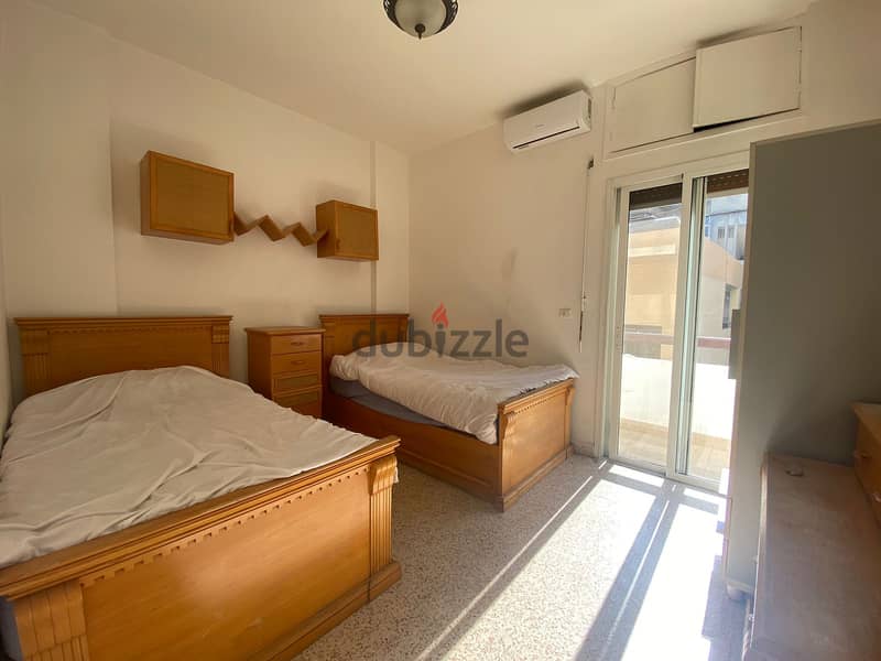 Ashrafieh | Furnished/Equipped 160m² | 4 Balconies | 3 Bedrooms Apart 6