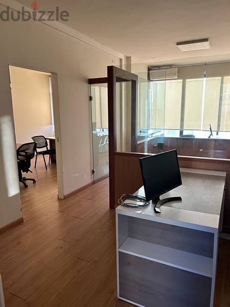office for rent furnished in jal el dib 7