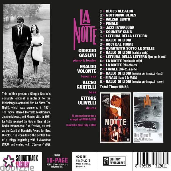 Giorgio Gaslini – La Notte ( CD ) 1