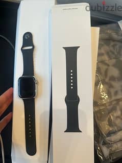 Apple Watch 45mm GPS + Cellular Stainless Steel Series 8