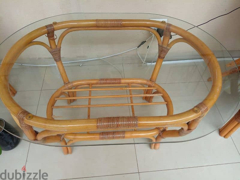 Bamboo outdoor set for sale 2