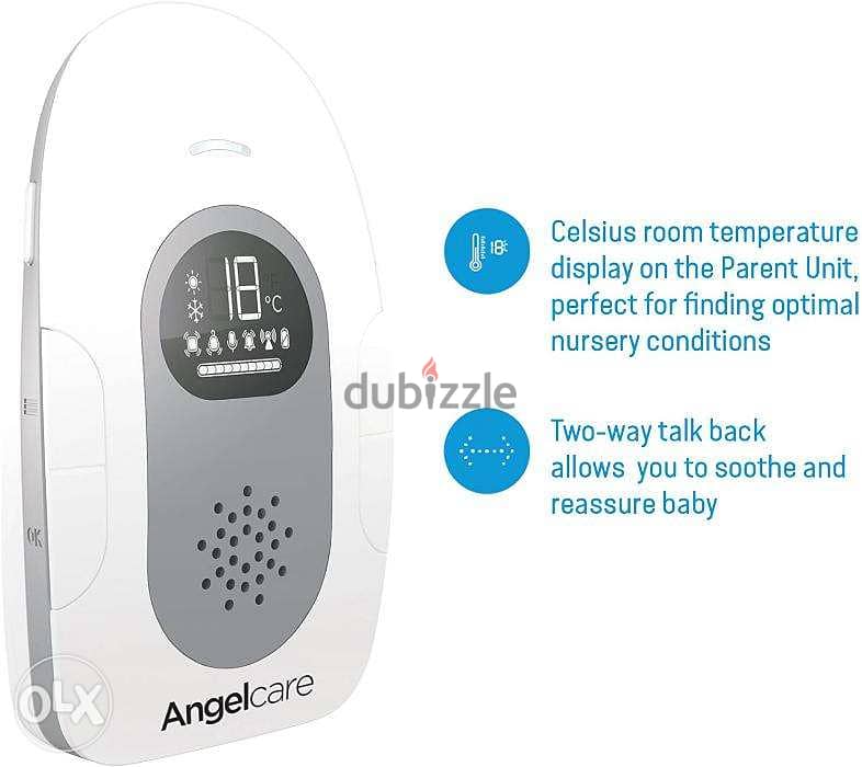 Angelcare AC115 Baby Movement Monitor, with Sound/2$ Delivery 3