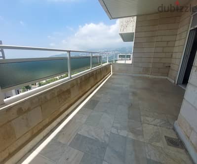 200 SQM  Apartment in Mazraat Yachouh, Metn with Mountain View