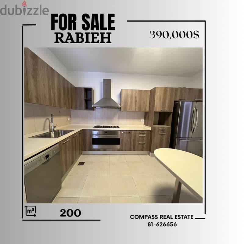 Exquisite Luxury Decorated Apartment for Sale in Rabieh. 0