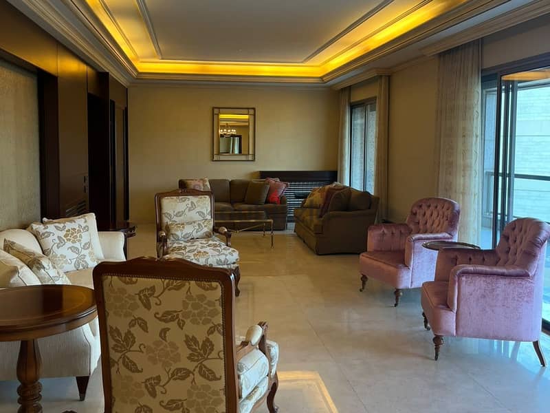 L15557-Furnished 3-Bedroom Apartment For Rent In Achrafieh, Carré D'or 1