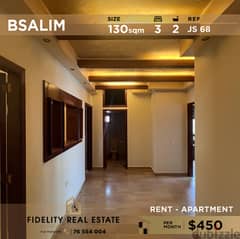 Apartment for rent in Bsalim JS68 0