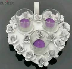 german store candle heart table decoration 0