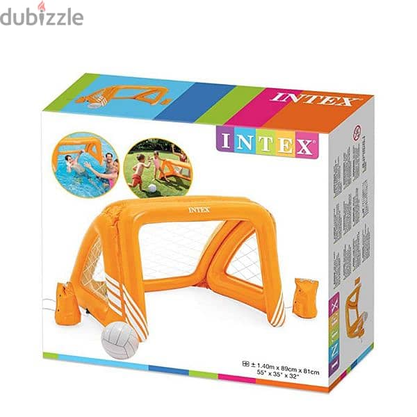 Intex 2-N-1 Inflatable Fun Goals Game 140 x 89 x 81 cm 2