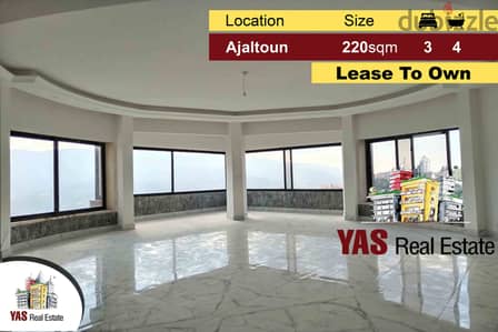 Ajaltoun 220m2 | High-End | Brand New | View | Lease To Own |