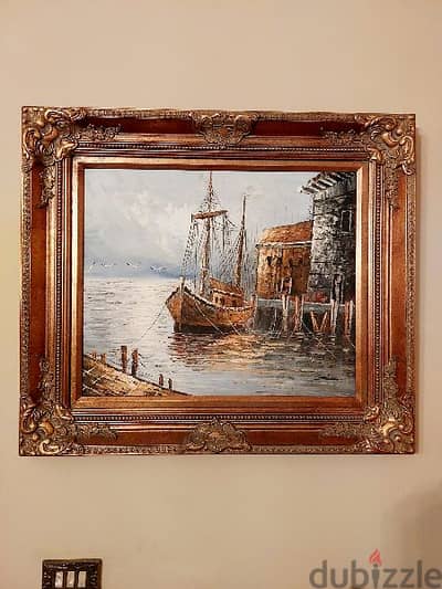 Oil Painting Picture لوحة للحيط رسم زيت