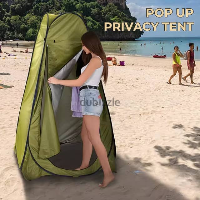 Pop-Up Shower Tent, Privacy Changing Room for Beach, Camping Toilet 11