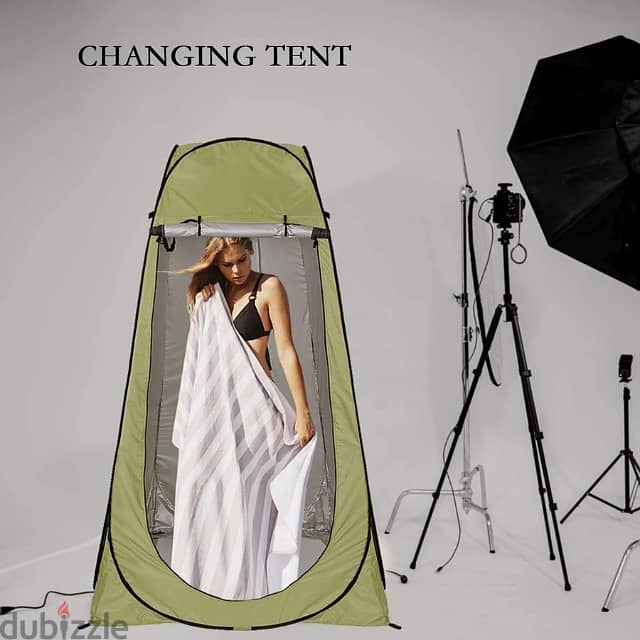 Pop-Up Shower Tent, Privacy Changing Room for Beach, Camping Toilet 12