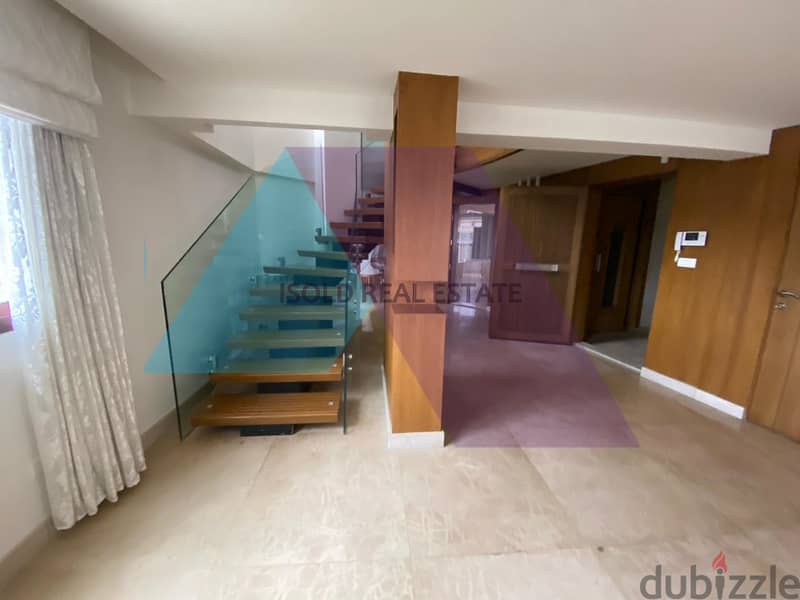 Furnished&Decorated luxurious 427 m2 duplex apart for sale in Louayze 2