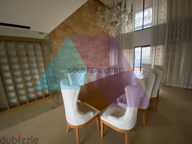 Furnished&Decorated luxurious 427 m2 duplex apart for sale in Louayze 3