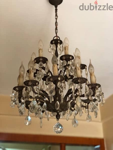 chandelier with crystals 1