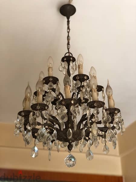 chandelier with crystals 2