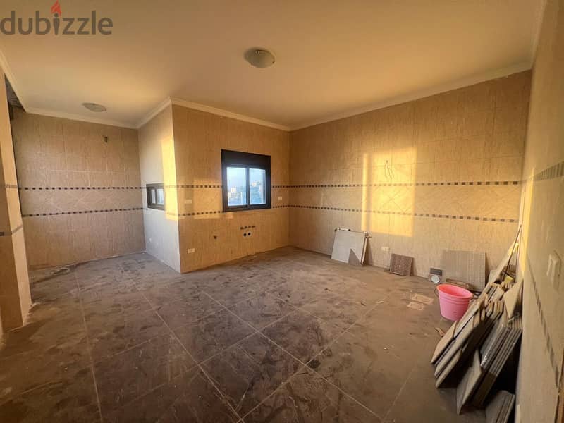 mansourieh duplex for sale with 200 sqm roof nice view Ref#6245 4