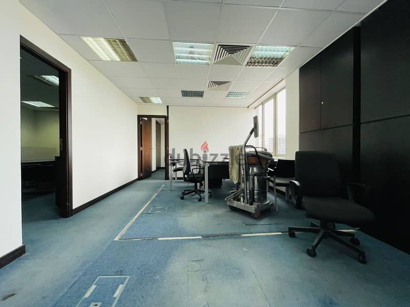 JH24-3488 Furnished office 332m for rent in Achrafieh, $ 5,000 cash 5
