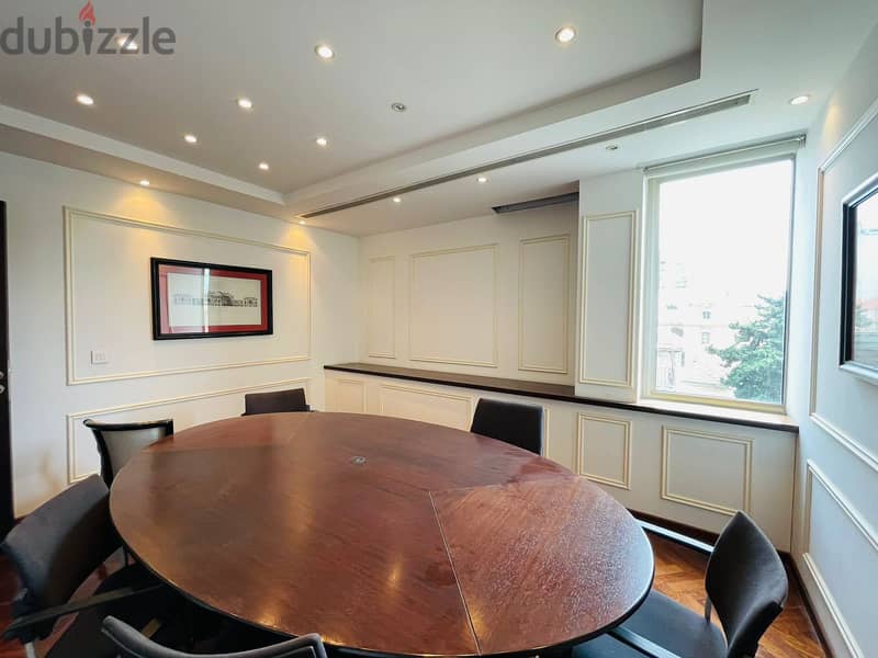 JH24-3488 Furnished office 332m for rent in Achrafieh, $ 5,000 cash 8