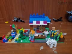 lego minecraft the bakery and coral reef 0