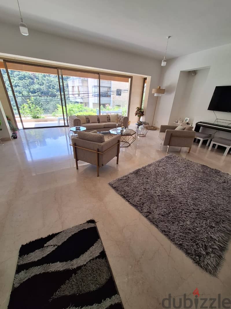 L15499-Spacious Apartment With Terrace for Rent In Rabweh 1