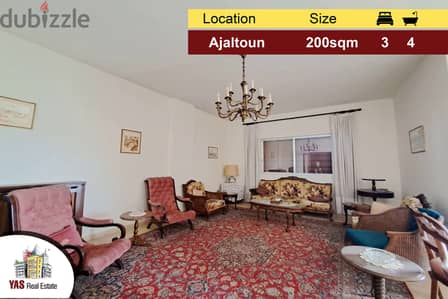 Ajaltoun 200m2 | Well Maintained | Breathtaking View | Luxury | DA |