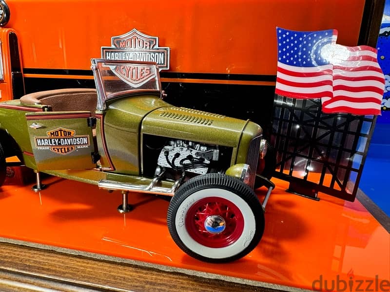1/18 diecast diorama Harley Davidson 1929 Ford Hot Rod by Highway 61 8