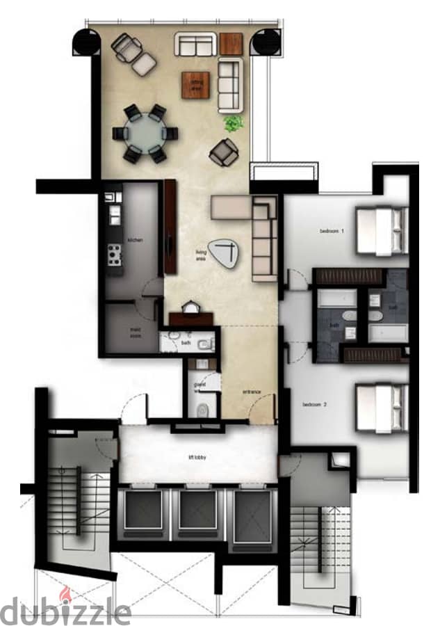 Appartement for sale in Achrafieh شقة للبيع في الأشرفية 6