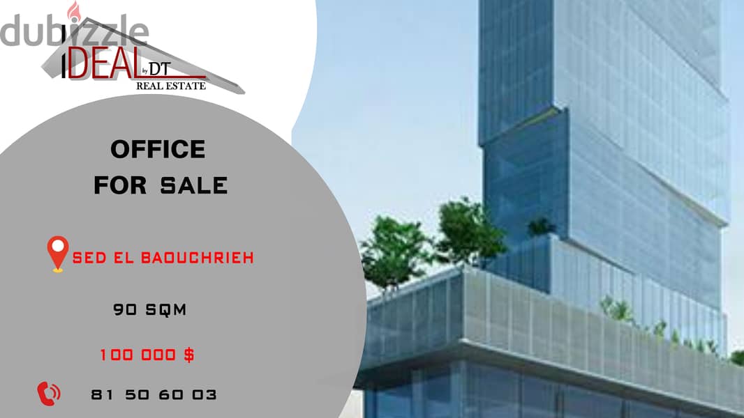 Office for sale in Sed El Baouchrieh 90 sqm ref#yc109 0