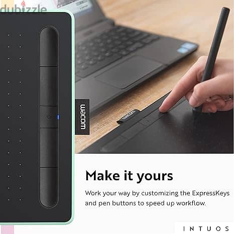 Wacom  Intuos Small Drawing Tablet Bluetooth Pistachio 4