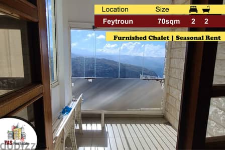 Feytroun 70m2 | Furnished Chalet | Rent | Mountain View | DA |