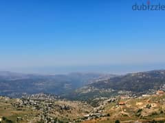 1540 SQM  Land in Zaarour, Metn with Sea and Mountain View