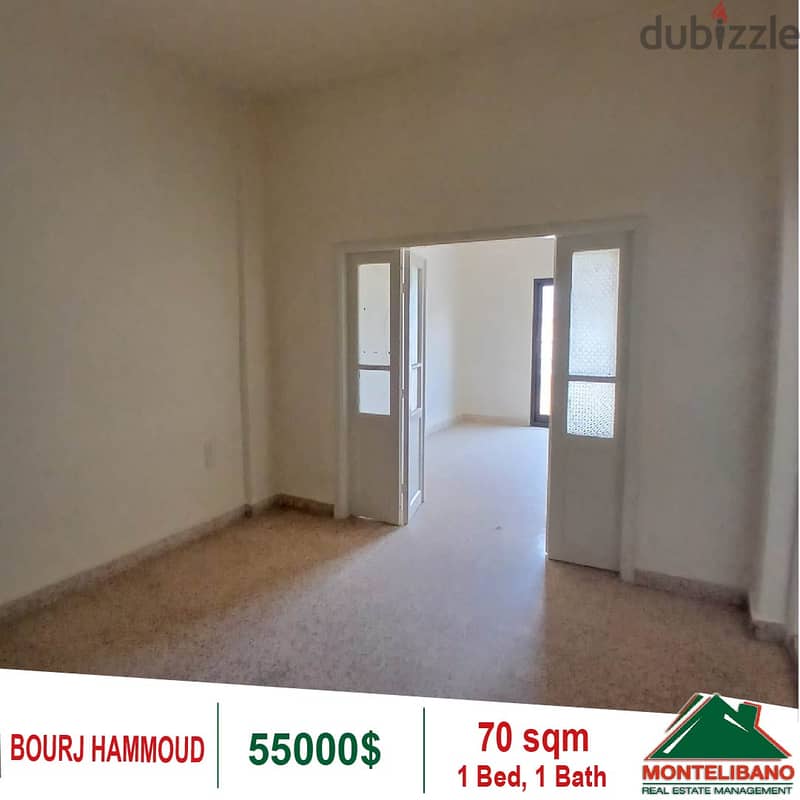 55000$!! Apartment for sale located in Bourj Hammoud 2