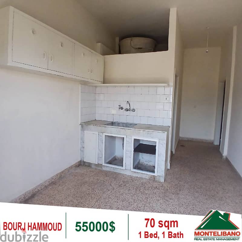 55000$!! Apartment for sale located in Bourj Hammoud 3