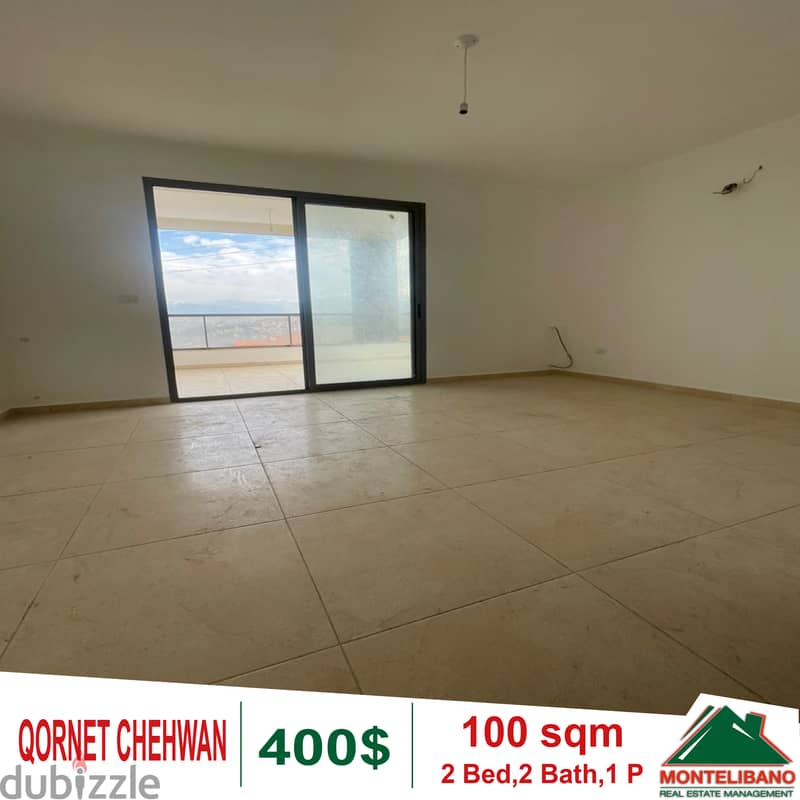 Apartment for rent in Qornet Chehwan!! 2